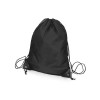 Рюкзак-мешок на шнуровке Reviver из переработанного пластика, черный Рюкзак-мешок на шнуровке Reviver из переработанного пластика, черный