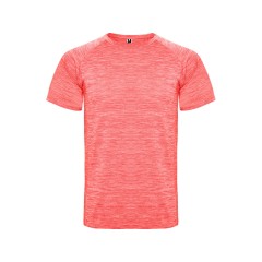 Спортивная футболка Austin мужская, меланжевый неоновый коралловый