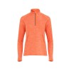 Толстовка с воротом на молнии женская Melbourne, меланжевый оранжевый Толстовка с воротом на молнии женская Melbourne, меланжевый оранжевый