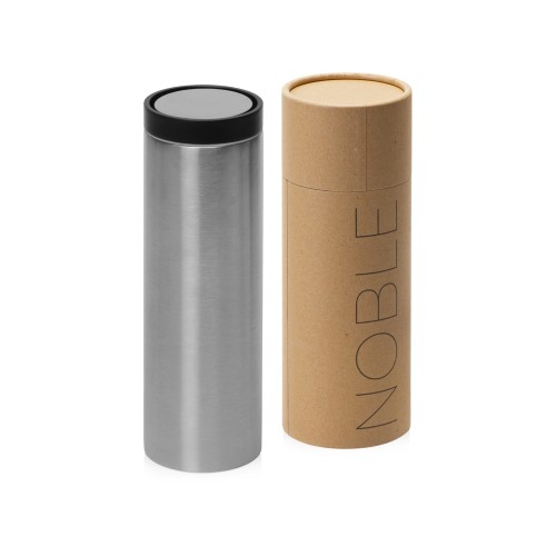 Вакуумная термокружка Noble с крышкой 360,Waterline, тубус, серебристый