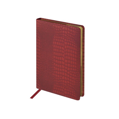 Ежедневник недатированный А5 Amazonia, бордовый с золотым обрезом