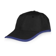 Бейсболка Solo, черный/синий