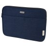 Чехол для 14-дюймового ноутбука Joey объемом 2 л из брезента, переработанного по стандарту GRS, темно-синий Чехол для 14-дюймового ноутбука Joey объемом 2 л из брезента, переработанного по стандарту GRS, темно-синий
