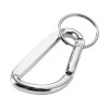Timor брелок с карабином из переработанного алюминия, сертифицированного по стандарту RCS - Серебристый Timor брелок с карабином из переработанного алюминия, сертифицированного по стандарту RCS - Серебристый