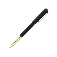 Ручка пластиковая шариковая Parliament, 0,7 мм, синие чернила, черный/золотистый