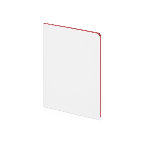Бизнес-тетрадь А5 Pragmatic Contrast, 40 листов в клетку, белый с красным срезом
