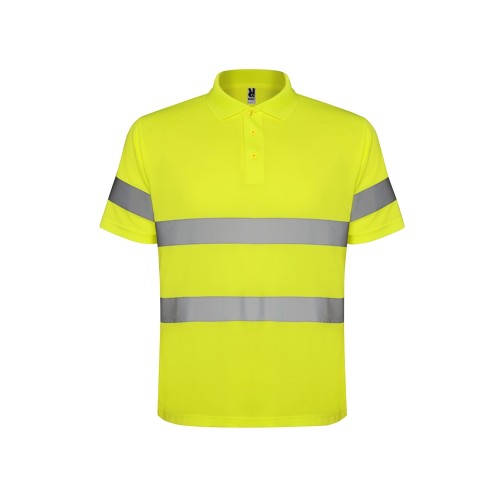 Поло Polaris мужское, неоновый желтый