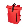Рюкзак Byron 15,6 объемом 18 л со скручиваемым верхом, изготовленный из переработанного ПЭТ по стандарту GRS, красный