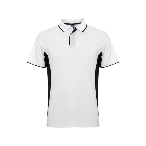 Рубашка поло Montmelo мужская с длинным рукавом, белый/черный