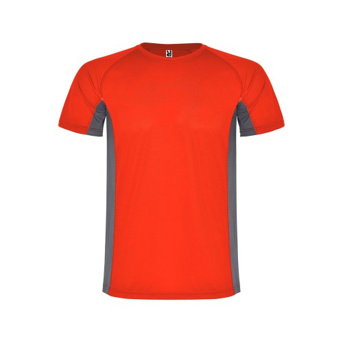 Спортивная футболка Shanghai детская, красный/графитовый