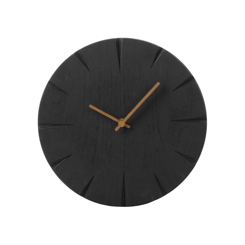Часы деревянные Helga, 28 см, черный