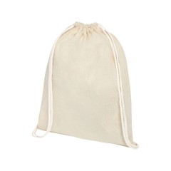 Рюкзак со шнурком Tenes из хлопка плотностью 140 г/м2, natural
