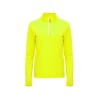 Толстовка с воротом на молнии женская Melbourne, неоновый желтый Толстовка с воротом на молнии женская Melbourne, неоновый желтый