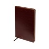 Ежедневник недатированный А5 Megapolis Nebraska, коричневый с золотым обрезом