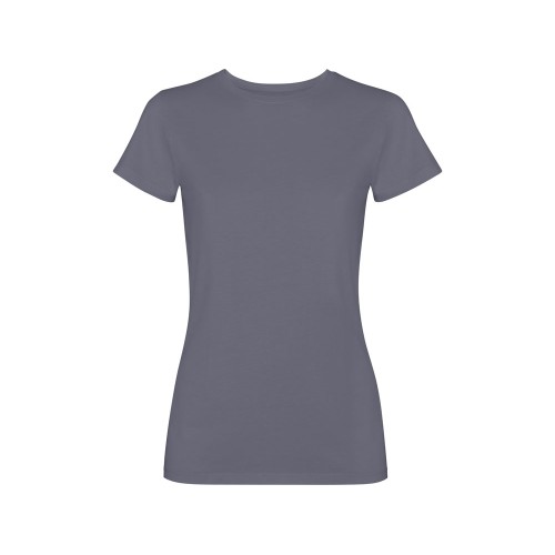 Футболка Fiyi женская, серо-голубой выстиранный