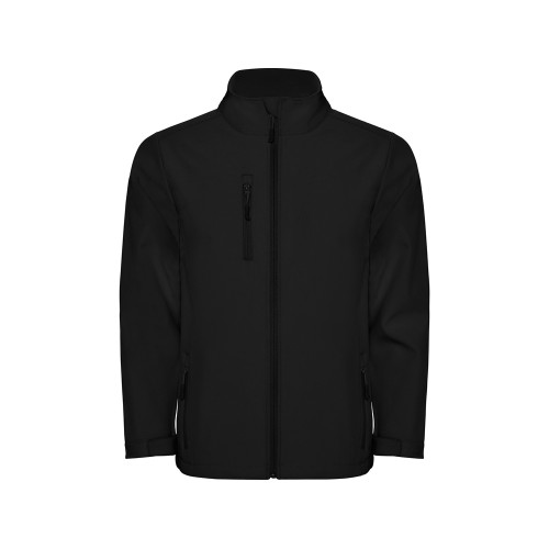 Куртка софтшелл Nebraska детская, черный