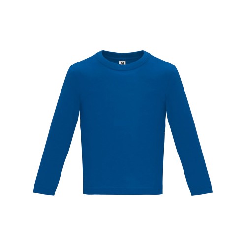 Футболка Baby  детская с длинным рукавом, королевский синий