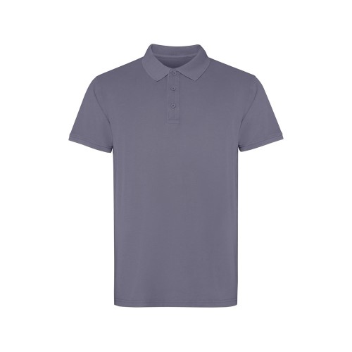 Рубашка поло Cobain унисекс, серо-голубой выстиранный