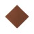 ПАТЧ РОМБ nubuk (коричневый ) 7,6 х 7,6 см