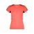 Футболка Suzuka женская, неоновый коралловый/черный