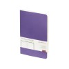 Ежедневник А5 недатированный Megapolis Velvet Flex, светло-фиолетовый
