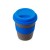 Стакан с силиконовой крышкой Cafe, синий Стакан с силиконовой крышкой Cafe, синий