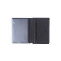 Портмоне с зарядным устройством INE, 3000 mAh, черный