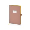 Ежедневник недатированный А5 Morandi. Пыльная роза с нашивкой, пыльно-розовый Ежедневник недатированный А5 Morandi. Пыльная роза с нашивкой, пыльно-розовый