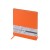 Еженедельник с каменной бумагой А5+ Carrara, оранжевый