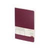 Ежедневник А5 недатированный Megapolis Velvet Flex, бордовый