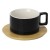Набор чашка с бамбуковым блюдцем Sheffield, черный Набор чашка с бамбуковым блюдцем Sheffield, черный