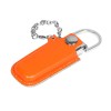Флешка в массивном корпусе с кожаным чехлом, 16 Гб, оранжевый Флешка в массивном корпусе с кожаным чехлом, 16 Гб, оранжевый