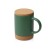 Кружка 450 мл с пробковым дном с крышкой Корк & Бон, глубокий зеленый Кружка 450 мл с пробковым дном с крышкой Корк & Бон, глубокий зеленый