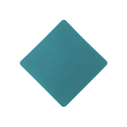 ПАТЧ РОМБ nubuk (голубой) 7,6 х 7,6 см