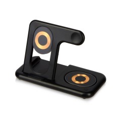 Беспроводная зарядная станция 3-в-1 MajestIQ, 15 Вт