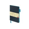Блокнот А5 Boston, темно-синий с голубым срезом Блокнот А5 Boston, темно-синий с голубым срезом
