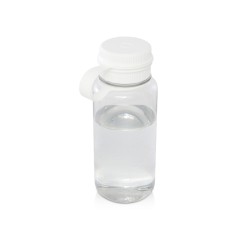 Спортивная бутылка Ryder из переработанного ПЭТ-пластика объемом 900 мл с многофункциональной крышкой, сертифицированная RCS - Белый