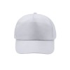 Бейсболка CALISTO из RPET 5-панельная, белый