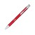 Кнопочная шариковая ручка Moneta из анодированного алюминия, черные чернила, красный Кнопочная шариковая ручка Moneta из анодированного алюминия, черные чернила, красный