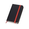 Блокнот Имлес, черный/красный