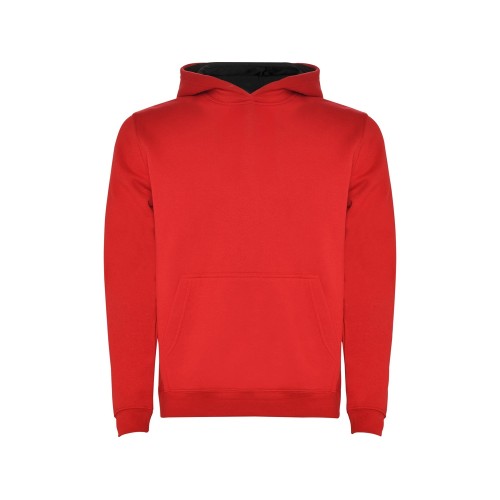 Толстовка с капюшоном Urban детская, красный/черный