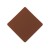 ПАТЧ РОМБ soft-touch (коричневый) 7,6 х 7,6 см