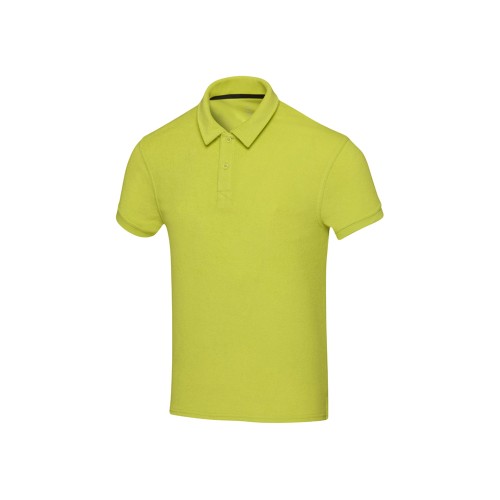 Рубашка поло унисекс Akoya из переработанного махрового материала - Лайм
