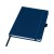 Блокнот Honua форматом A5 из переработанной бумаги с обложкой из переработанного ПЭТ, темно-синий