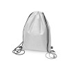 Рюкзак-мешок Reviver из нетканого переработанного материала RPET, белый Рюкзак-мешок Reviver из нетканого переработанного материала RPET, белый