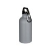Oregon одностенная бутылка для воды с карабином, изготовленная из нержавеющей стали, сертифицированной по стандарту RCS, объемом 400 мл - Серый Oregon одностенная бутылка для воды с карабином, изготовленная из нержавеющей стали, сертифицированной по стандарту RCS, объемом 400 мл - Серый
