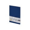 Тетрадь с каменной бумагой А5 Carrara 40 л., линейка, синий