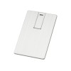 Флеш-карта USB 2.0 16 Gb в виде металлической карты Card Metal, серебристый Флеш-карта USB 2.0 16 Gb в виде металлической карты Card Metal, серебристый