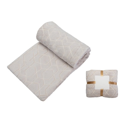 Светящийся в темноте плед Lattice бежевый