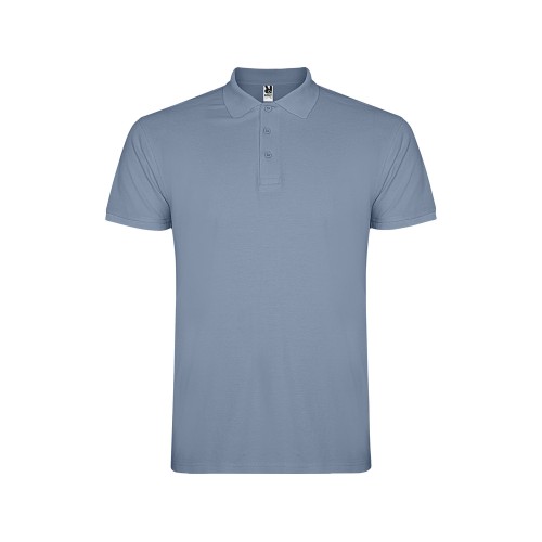 Рубашка поло Star мужская, спокойный синий